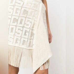 GCDS crochet-monogram Mini Skirt size S